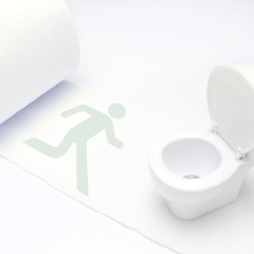 Toilet Paper and seat