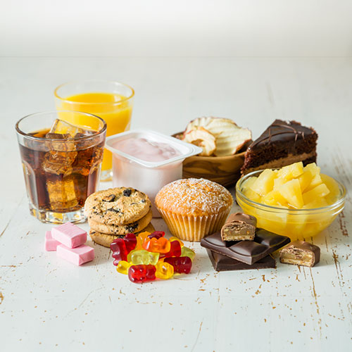 Food with high sugar content
